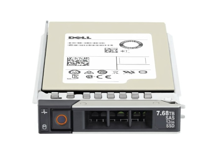 Твердотельный накопитель Dell G14-G17 345-BJVJ, 7,68 ТБ, 24 ГБ, 2,5 SAS RI с самошифрованием и DXD9H