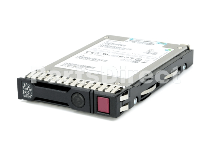 869376-B21 HP 240 ГБ 6G (6 Гбит/с) Serial ATA SATA SmartDrive 2,5" SFF Твердотельный накопитель с высокой интенсивностью чтения RI и цифровой подписью DS
