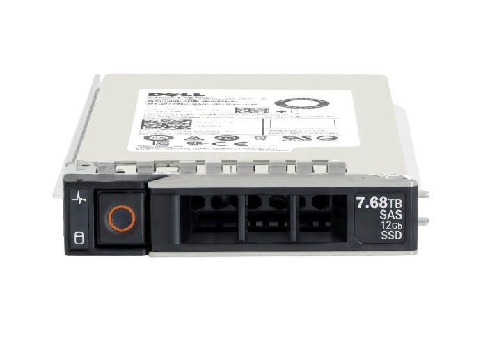 Твердотельный накопитель Dell G14-G17 345-BJVJ, 7,68 ТБ, 24 ГБ, 2,5 SAS RI с самошифрованием и DXD9H