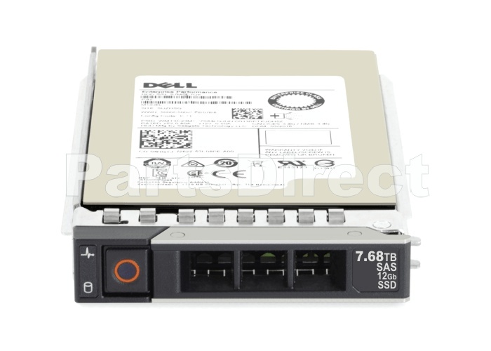 345-BHHJ Твердотельный накопитель Dell G14-G17, 7,68 ТБ, 24 ГБ, 2,5 SAS RI с самошифрованием и DXD9H