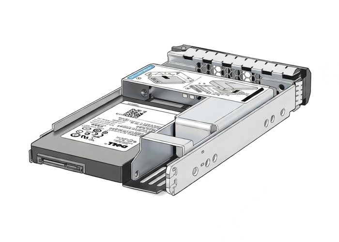 05Y60D Твердотельный накопитель Dell 800 ГБ 6G 3,5 MLC RI SATA с F238F