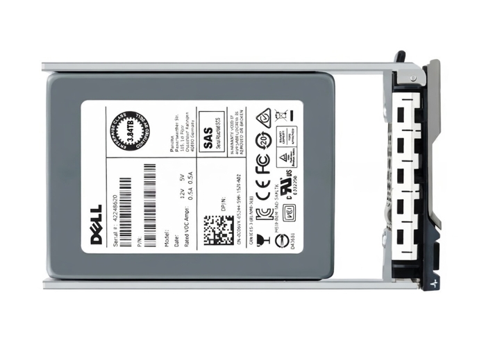 6H4JM Dell 3,84 ТБ 12 ГБ 2,5-дюймовый SAS RI SSD с G176J