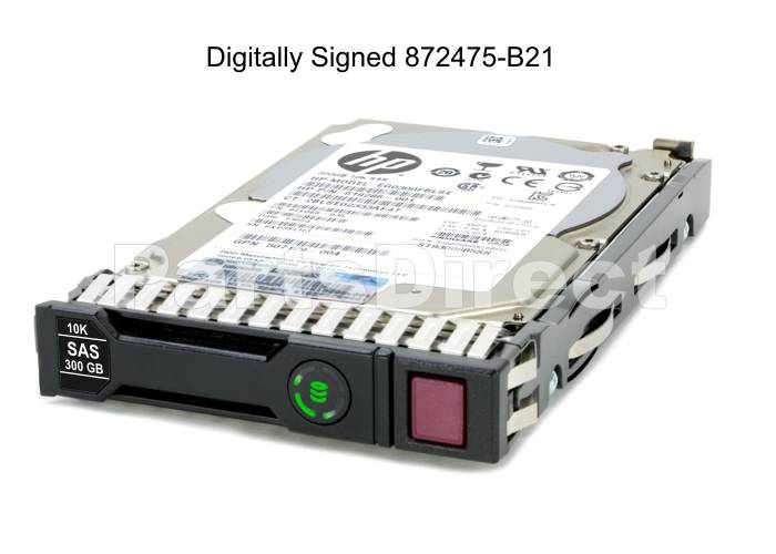 872475-001 Жесткий диск HP 300 ГБ 12G (12 Гбит/с) SAS SmartDrive 2,5" SFF 10K Enterprise ENT