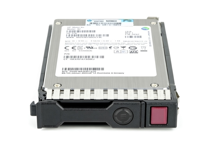 MZ5EA1000/0H3 Твердотельный накопитель HP G8 G9, 100 ГБ, 2,5 SATA, 3G MLC