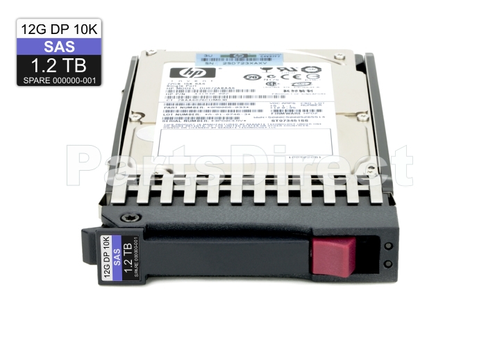 785415-001 Жесткий диск HP Enterprise (ENT) 1,2 ТБ 12G (12 Гбит/с) SAS 10K 2,5" (SFF) с двумя портами (DP) и возможностью горячей замены