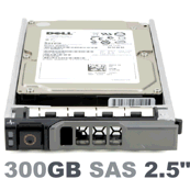 400-AJOO Dell 300 ГБ 12G 10K 2.5 SAS с G176J