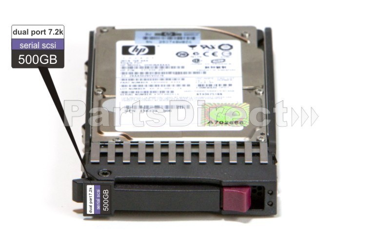 507129-005 HP 500-GB 6G 7.2K 2.5 DP SAS