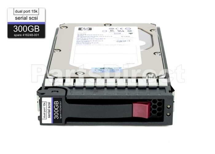 516832-001 HP 300-GB 6G 15K 3.5 DP SAS