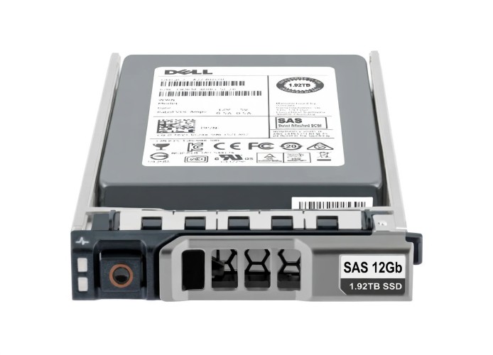 Твердотельный накопитель Dell 400-AQOE, 1,92 ТБ, 12 ГБ, 2,5 SAS RI MLC с G176J