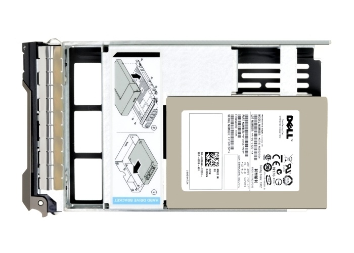 Жесткий диск Dell R210 600 ГБ 12G SAS 2,5" SFF 10K в лотке Dell F238F 3,5"