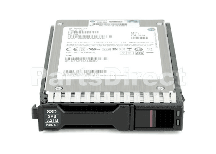 P49749-001 HP G10+/G11/G12 3,2 ТБ 24G (24 Гбит/с) SAS Basic Carrier BC смешанного назначения MU DS твердотельный накопитель с цифровой подписью SSD