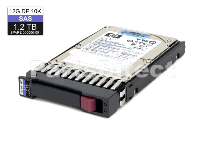 785415-001 Жесткий диск HP Enterprise (ENT) 1,2 ТБ 12G (12 Гбит/с) SAS 10K 2,5" (SFF) с двумя портами (DP) и возможностью горячей замены