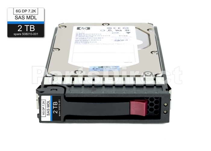 MB2000FCVBV HP 2-TB 6G 7.2K 3.5 DP SAS