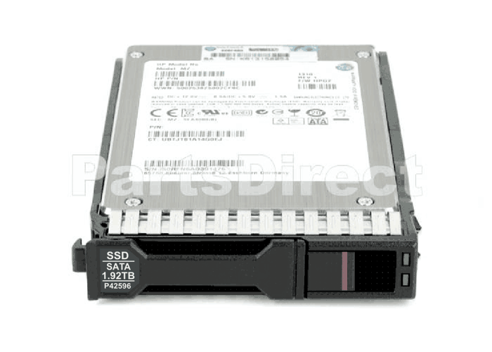 P42596-001 HP G10+/G11/G12 1,92 ТБ 6G (6 Гбит/с) Serial ATA SATA Basic Carrier BC Read Intensive RI Digitally Signal DS Solid State Drive SSD