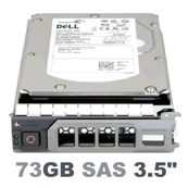 Жесткий диск Dell R210 73 ГБ 3G SAS 3,5" LFF 15K в лотке Dell F238F