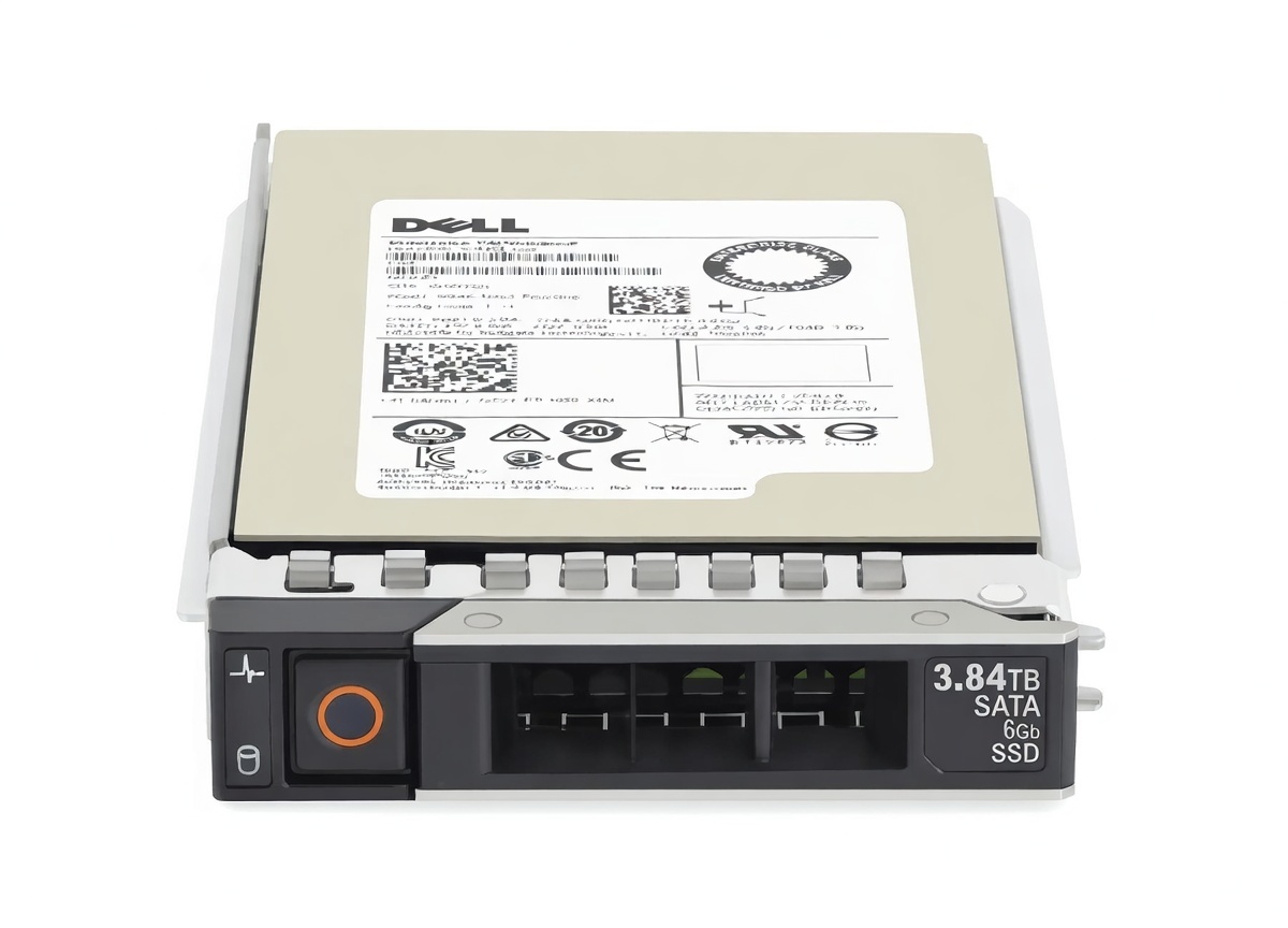 71YKC Твердотельный накопитель Dell G14-G17, 3,84 ТБ, 2,5 SATA, 6G TLC, RI, с DXD9H